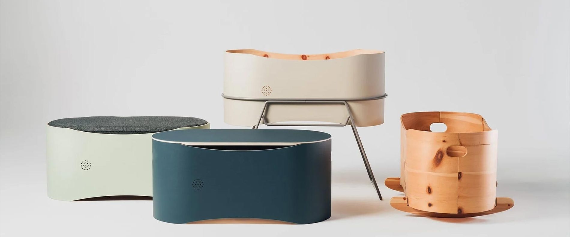 Diverse Bennis Nest Betten in verschiedenen Farben und Größen