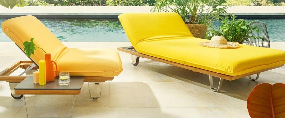 Joka Butterfly Außenliege in gelb
